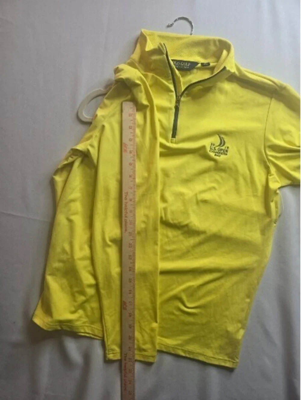 Polo Golf Ralph Lauren Yellow 2015 U.S. Open Chambers Bay Long Sleeve Pullover